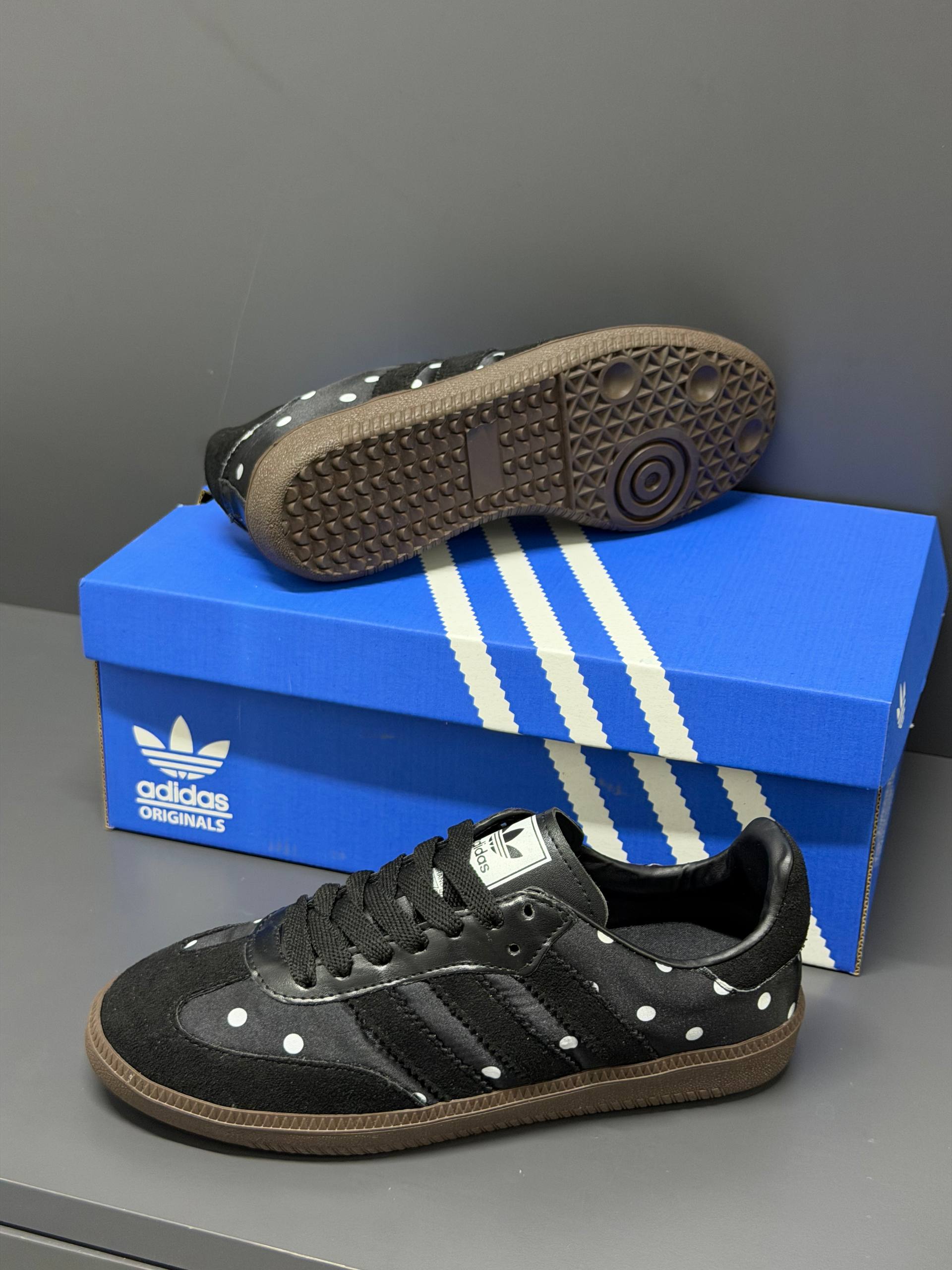 Adidas Samba Black Polka Dot Sneakers – Image 5