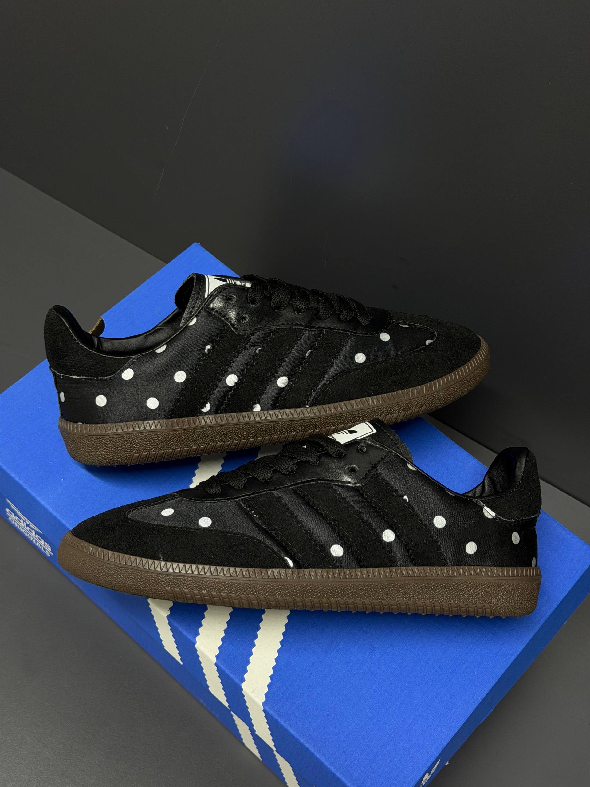 Adidas Samba Black Polka Dot Sneakers – Image 3