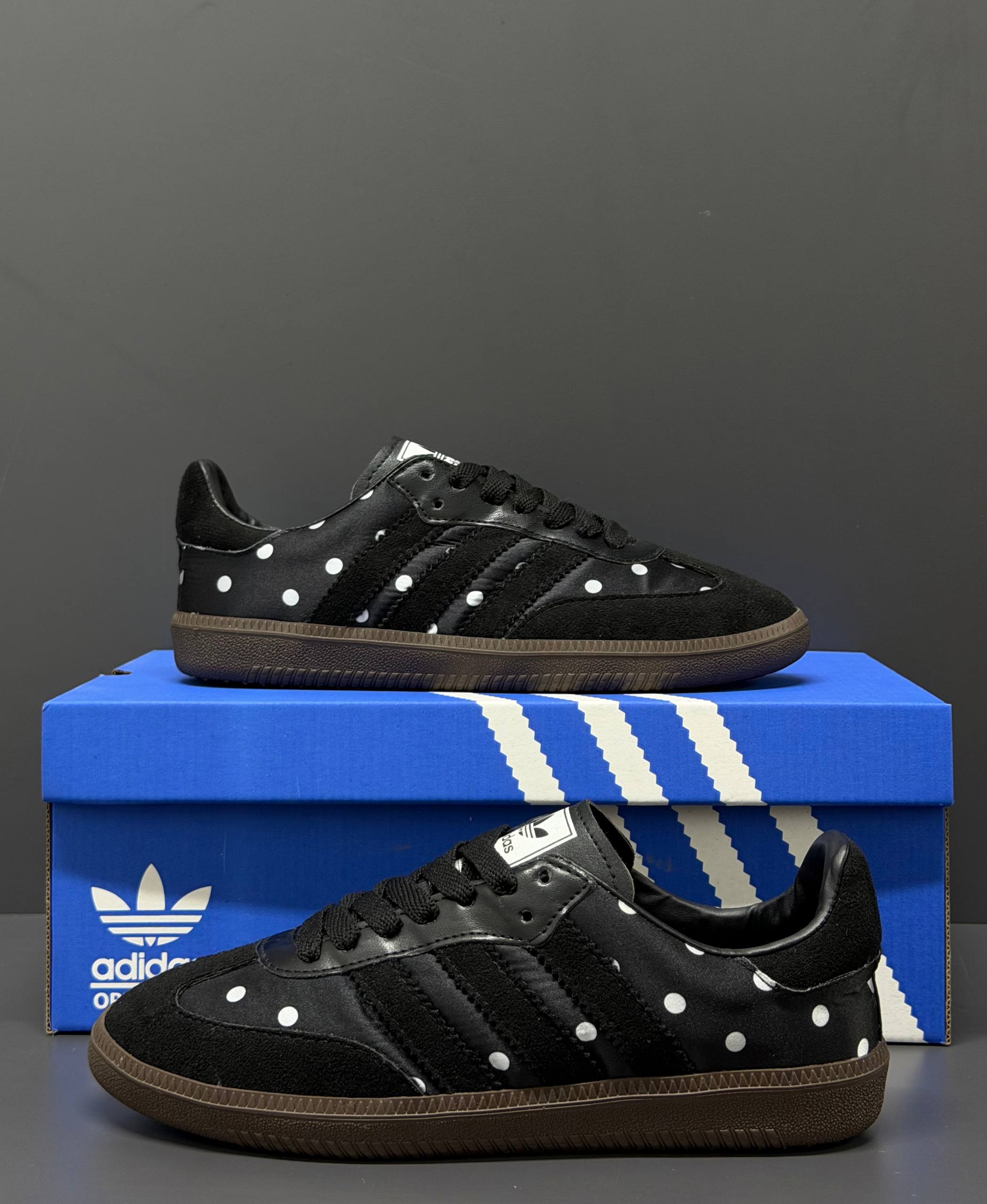 Adidas Samba Black Polka Dot Sneakers – Image 6