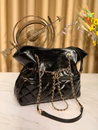 Chanel Hobo Black Tote Bag – Image 1