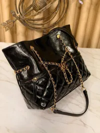 Chanel Hobo Black Tote Bag – Image 3