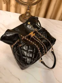 Chanel Hobo Black Tote Bag – Image 4