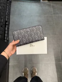 Dior Black CD Wallet – Image 1
