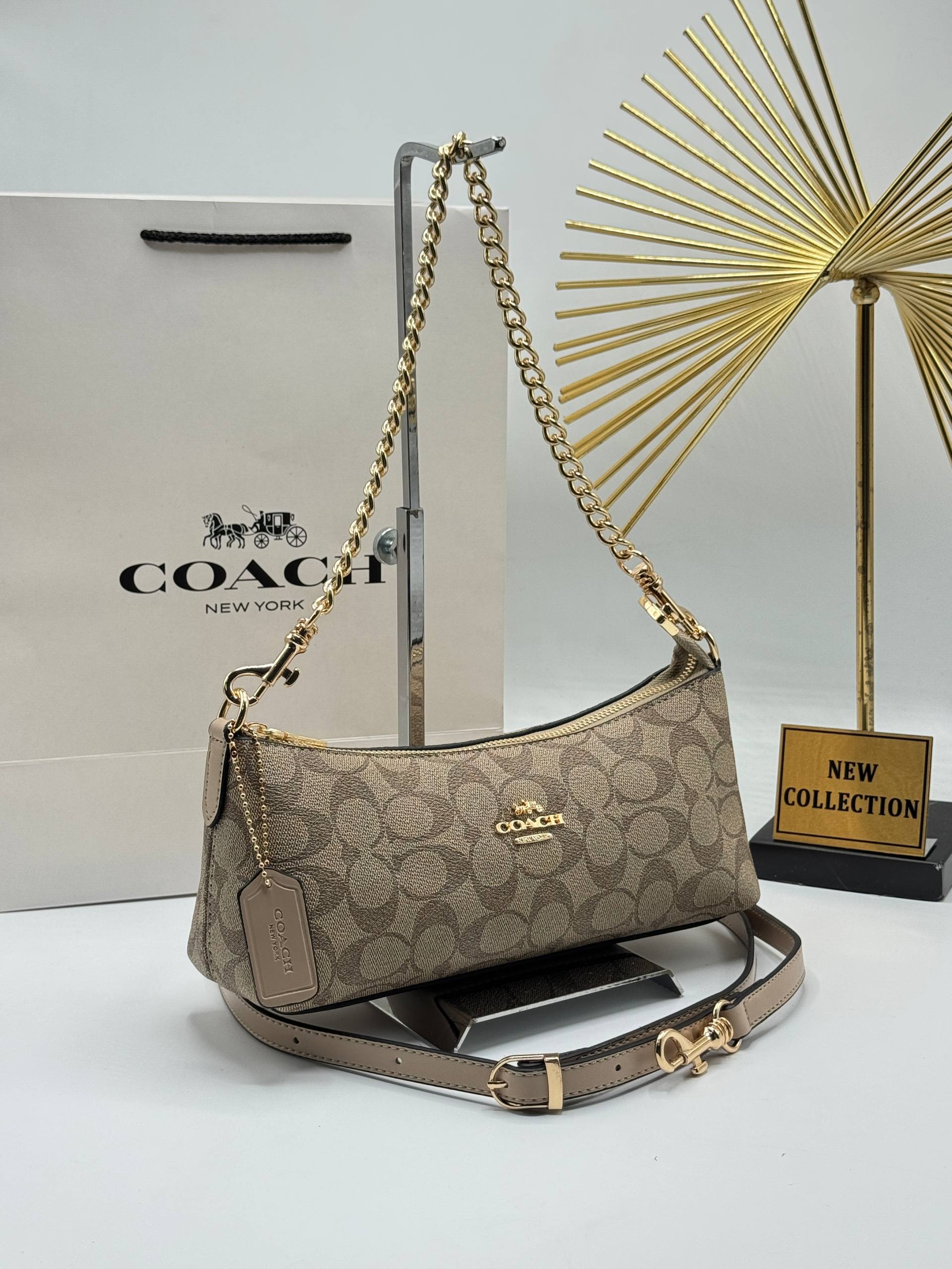 Coach Charlotte Shoulder Bag – Image 9