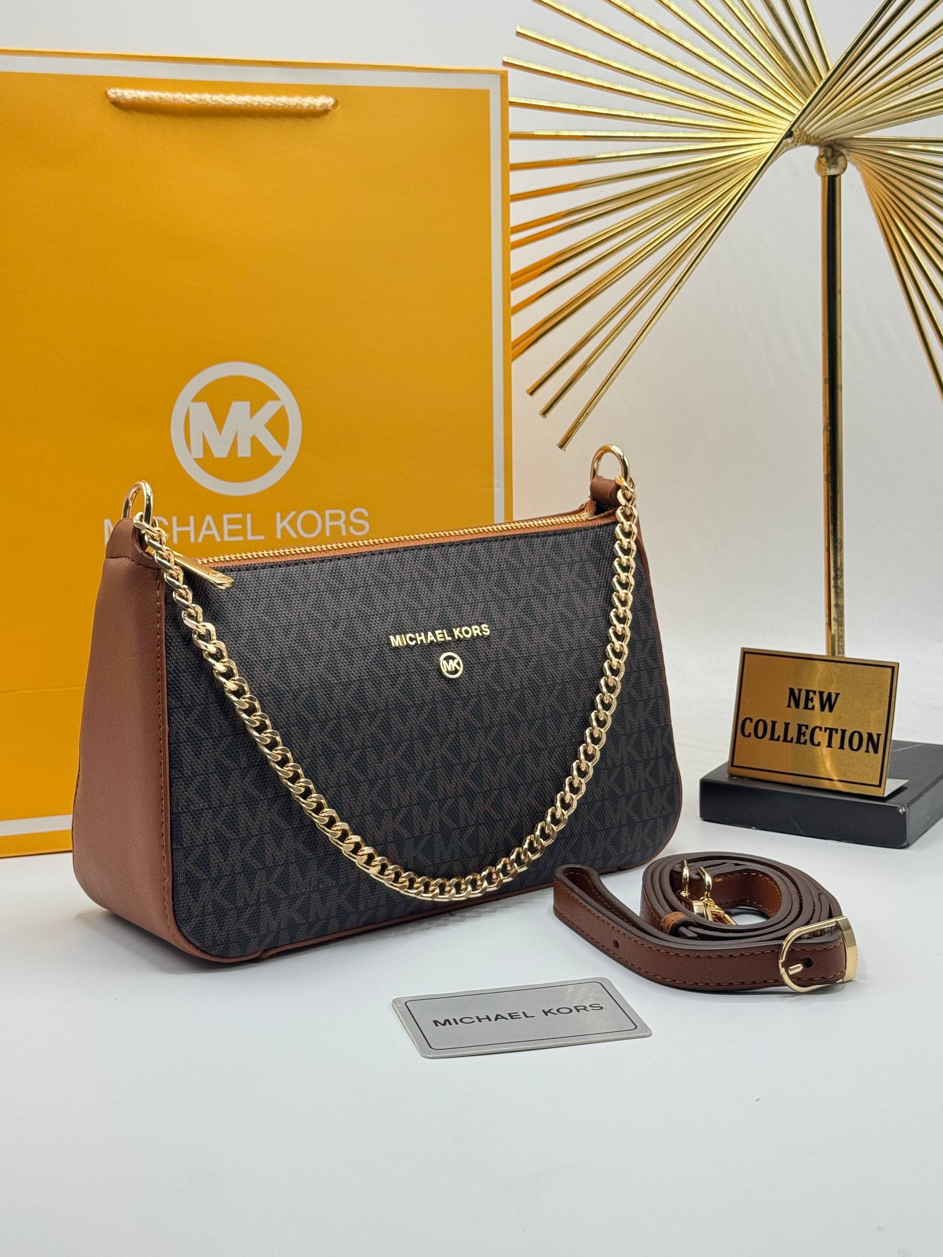 Michael Kors Jet Set Pouchette Crossbody Bag – Image 3