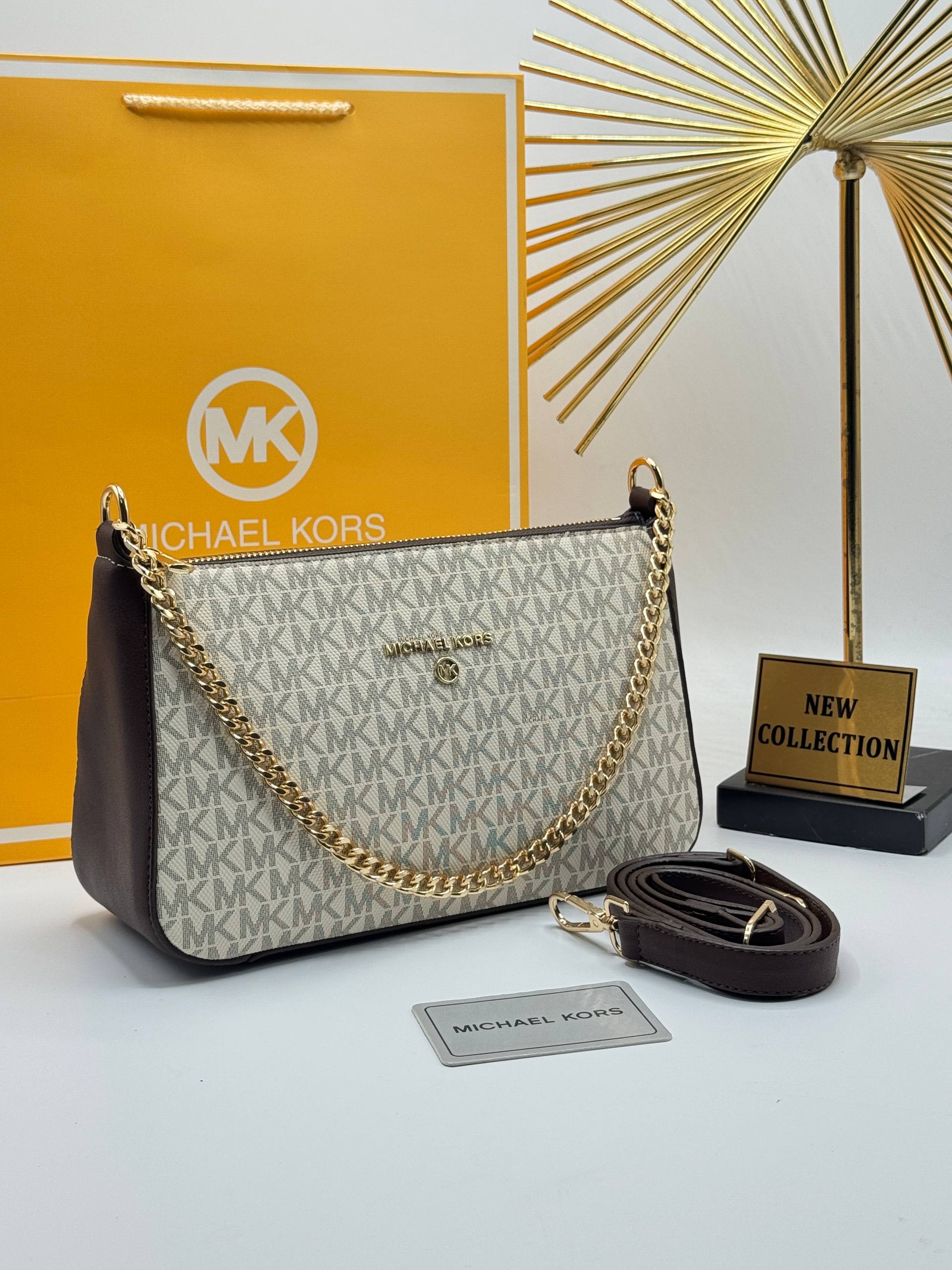 Michael Kors Jet Set Pouchette Crossbody Bag – Image 13