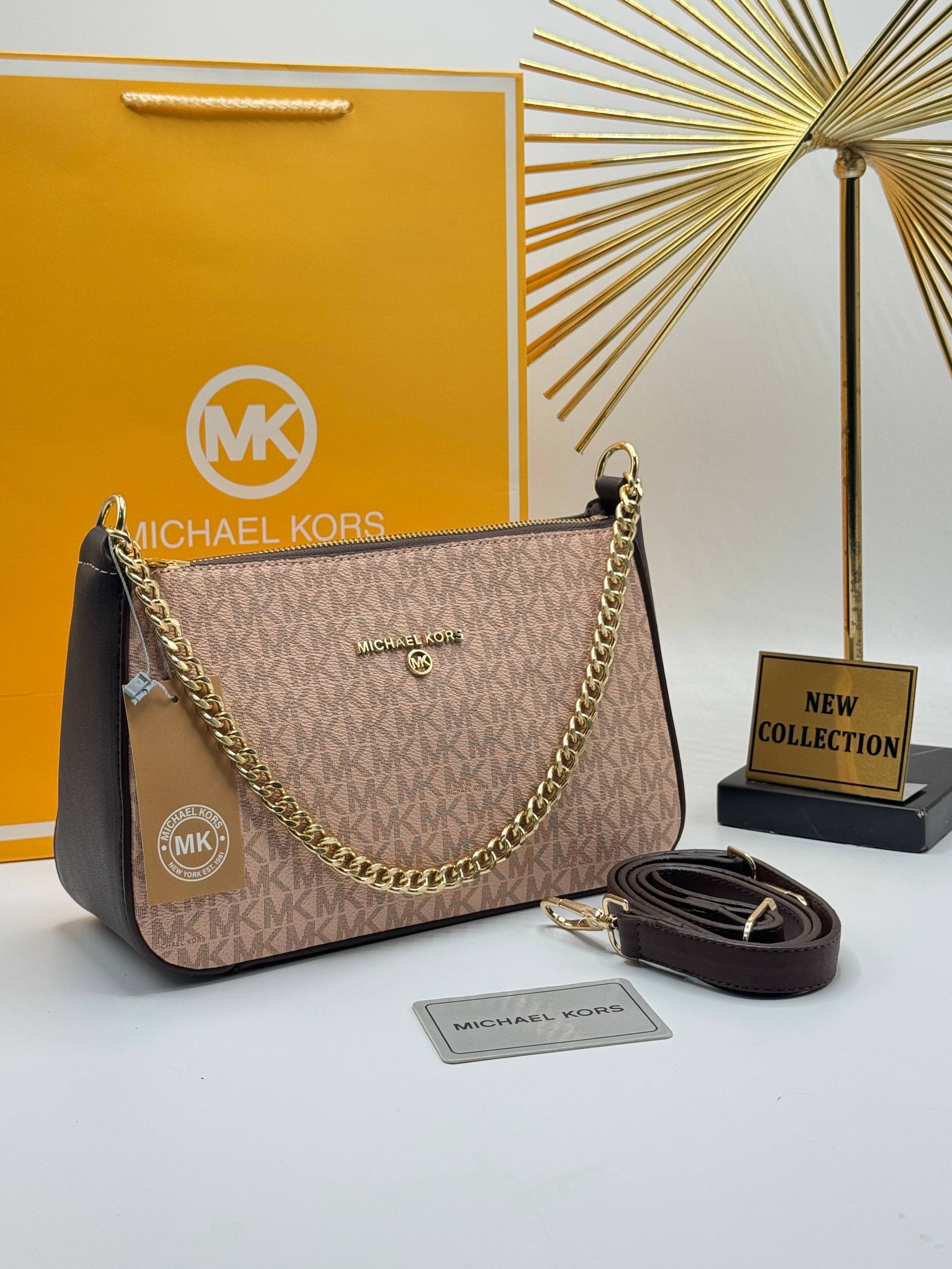 Michael Kors Jet Set Pouchette Crossbody Bag – Image 11