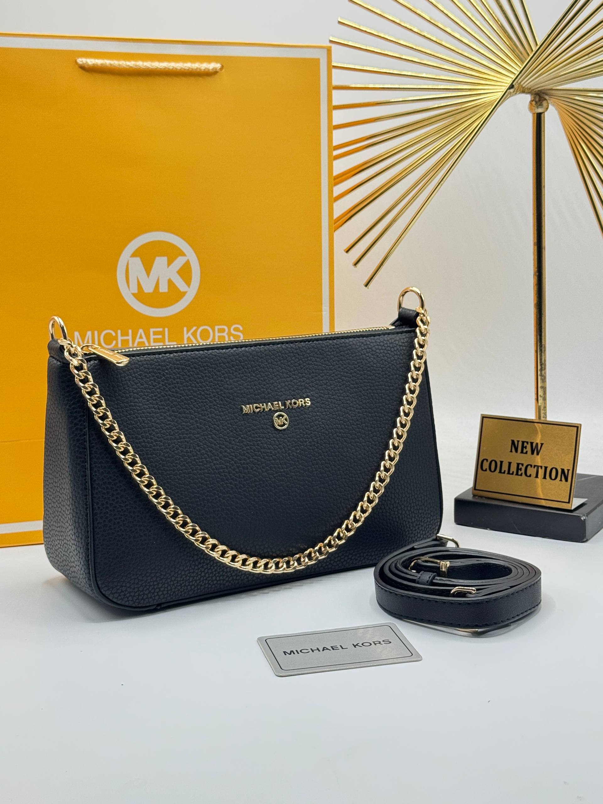 Michael Kors Jet Set Pouchette Crossbody Bag – Image 14