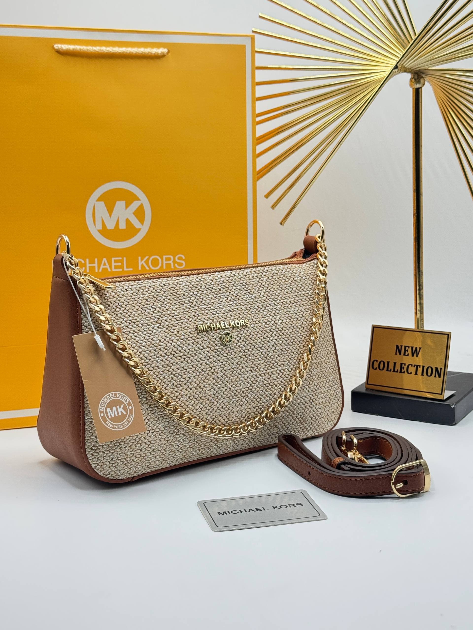 Michael Kors Jet Set Pouchette Crossbody Bag – Image 16