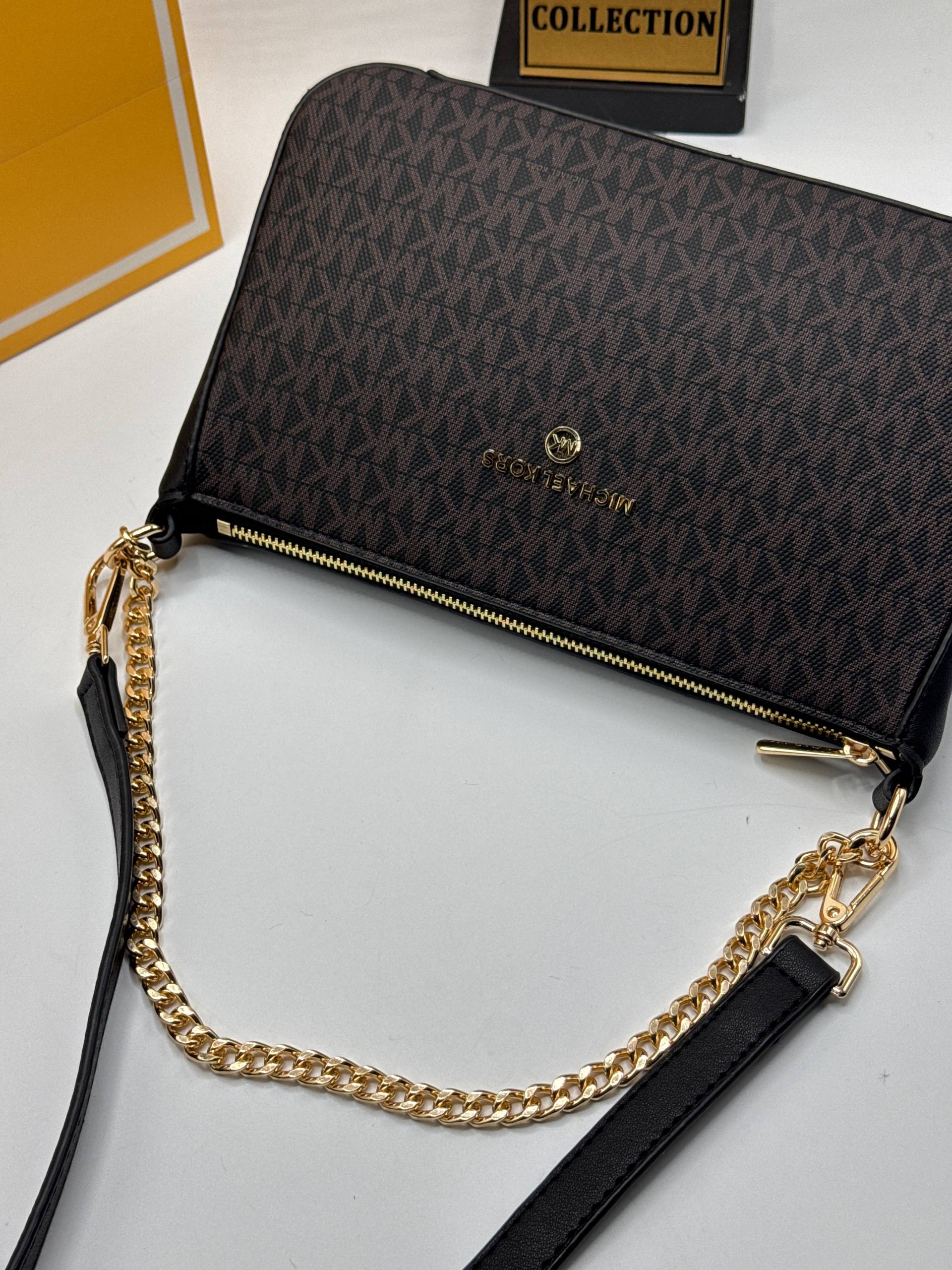 Michael Kors Jet Set Pouchette Crossbody Bag – Image 21