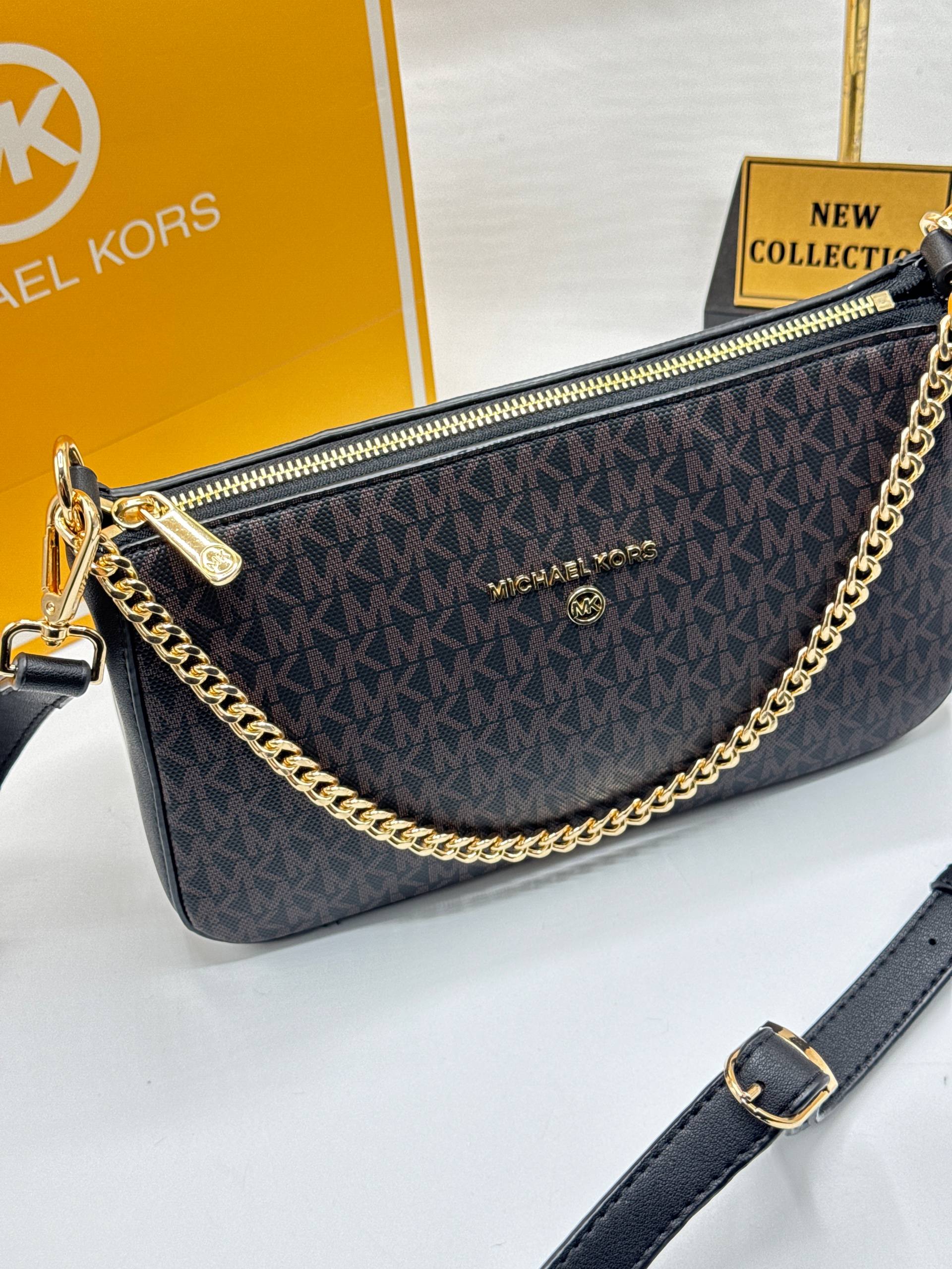 Michael Kors Jet Set Pouchette Crossbody Bag – Image 20