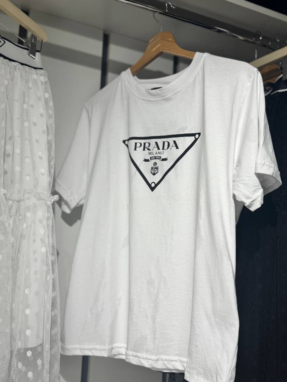 Prada - Summer Set (Skirt & Shirt) White – Image 9