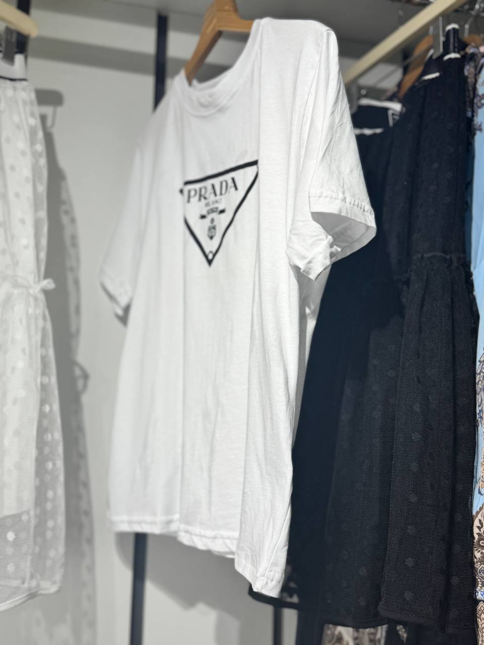Prada - Summer Set (Skirt & Shirt) White – Image 7