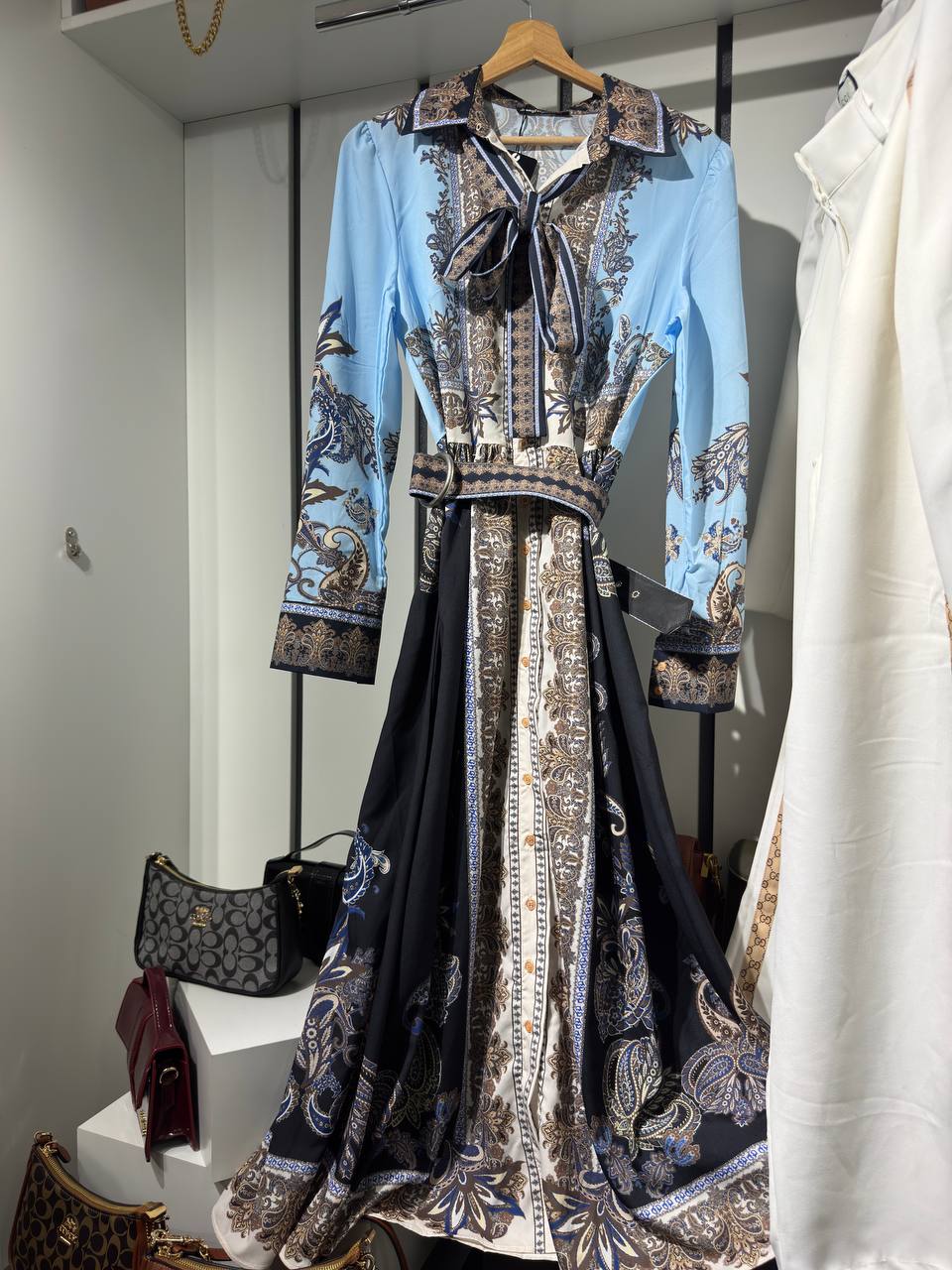 Dior - Conservative Belted Dress – Image 4