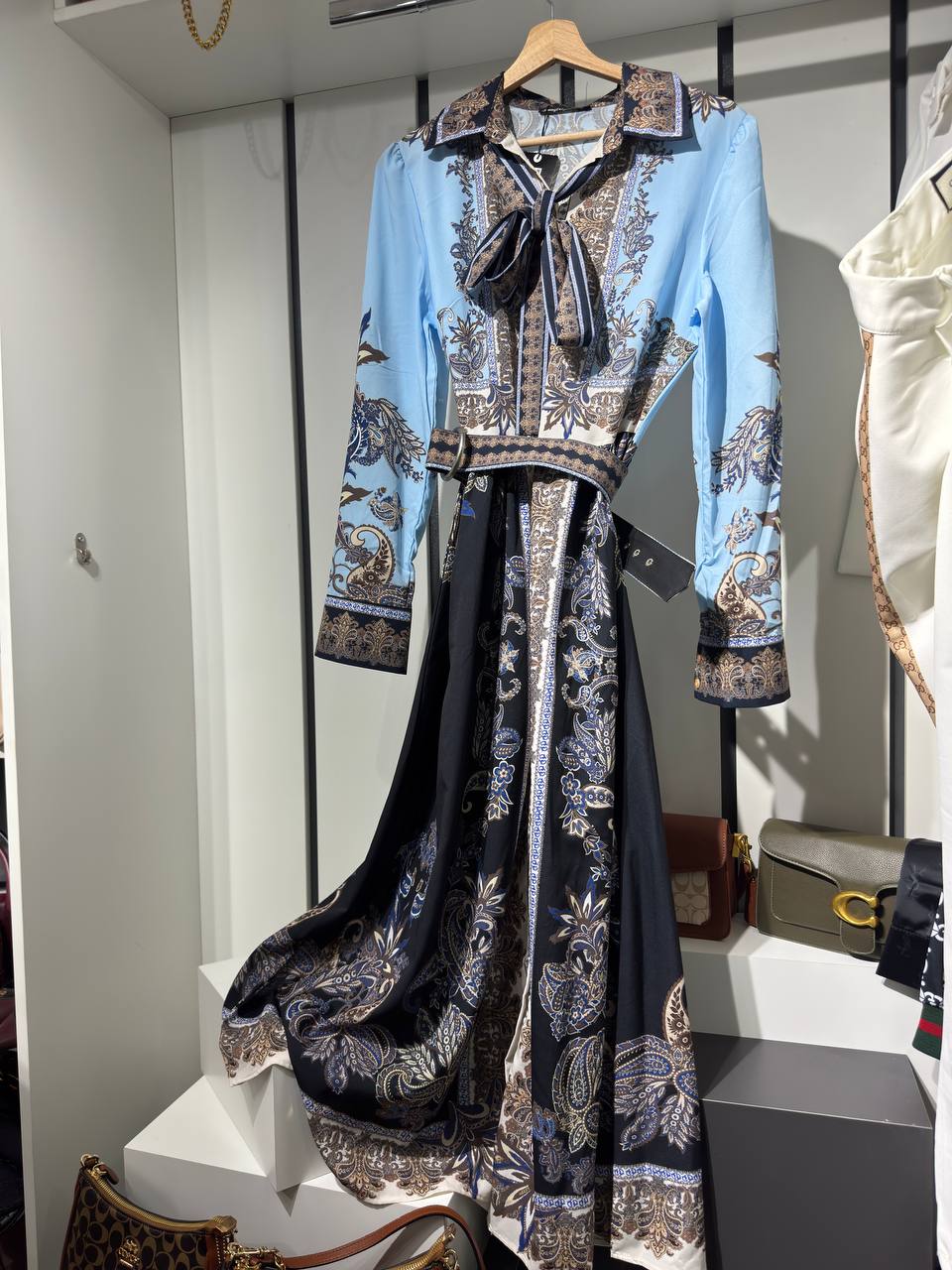 Dior - Conservative Belted Dress – Image 3