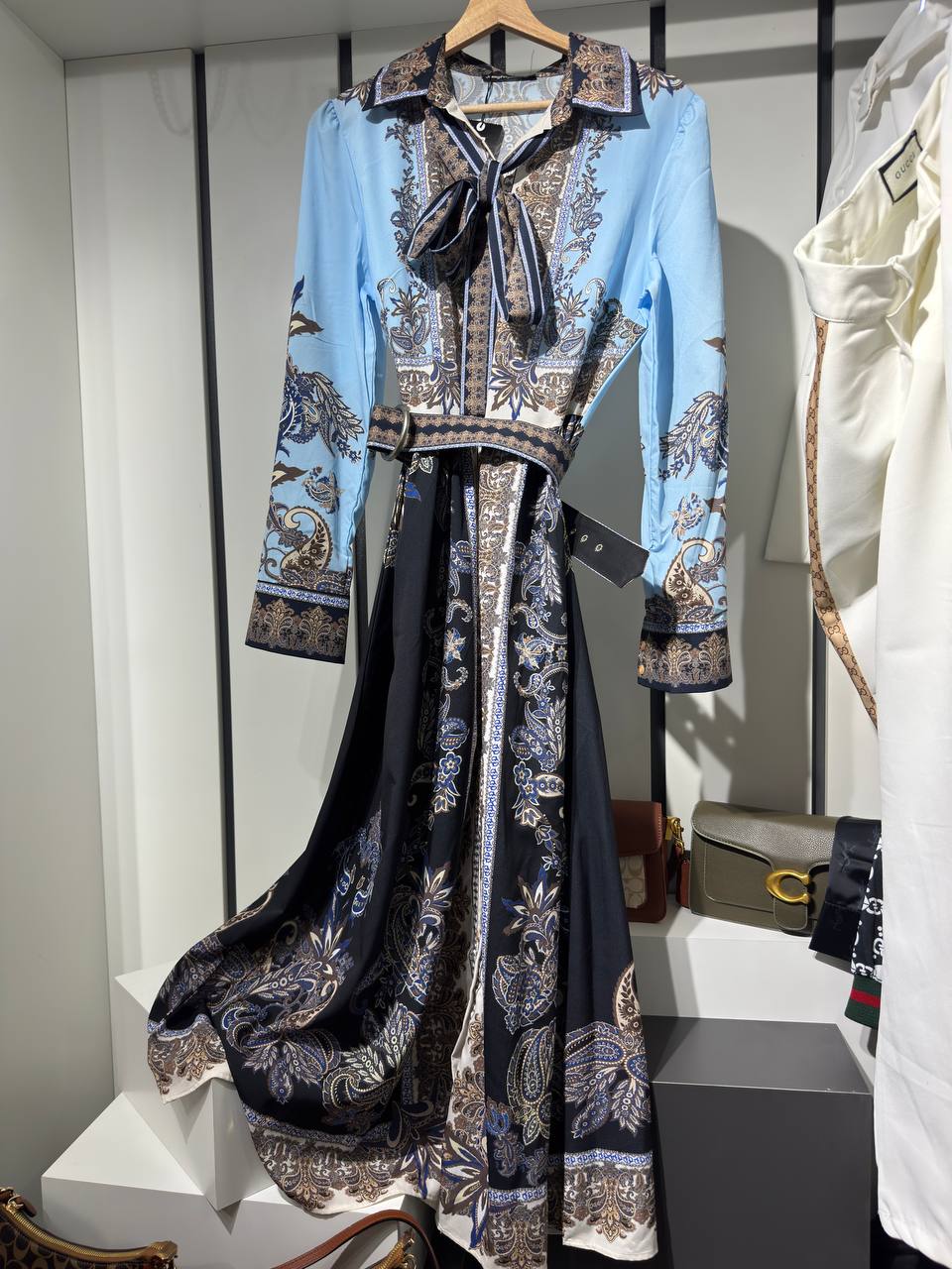Dior - Conservative Belted Dress – Image 5