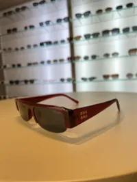 Miu Miu Vedette Opaline Burgundy – Image 6
