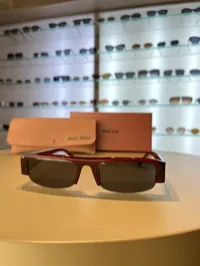 Miu Miu Vedette Opaline Burgundy – Image 5