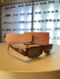 Miu Miu Vedette Opaline Burgundy – Image 2