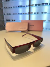Miu Miu Vedette Opaline Burgundy – Image 4