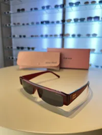 Miu Miu Vedette Opaline Burgundy – Image 3