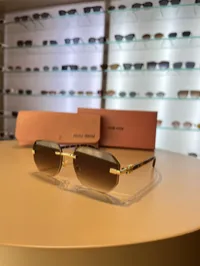 Miu Miu Rimless Brown Gradient – Image 1
