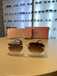 Miu Miu Rimless Brown Gradient – Image 3