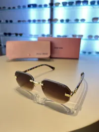 Miu Miu Rimless Brown Gradient – Image 4
