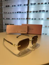 Miu Miu Rimless Brown Gradient – Image 2