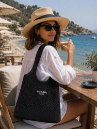 Prada Beach Bag Round Strap – Image 5