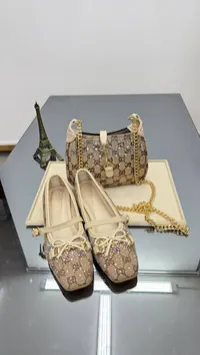 Gucci Crystal Shoes & Handbag – Image 1