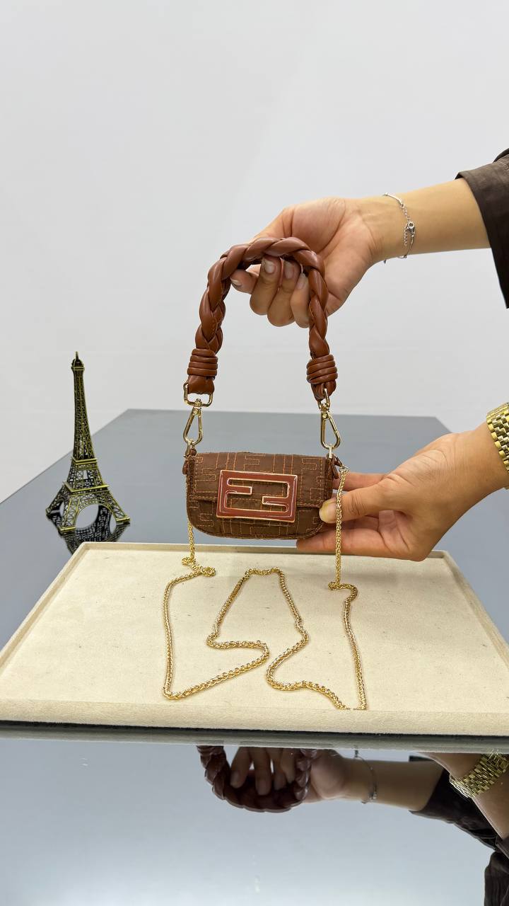 Fendi Nano Baguette Charm bag  – Image 17