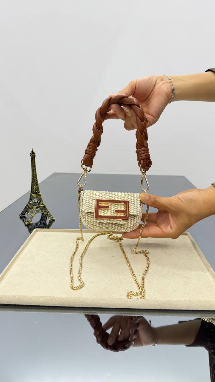 Fendi Nano Baguette Charm bag  – Image 16