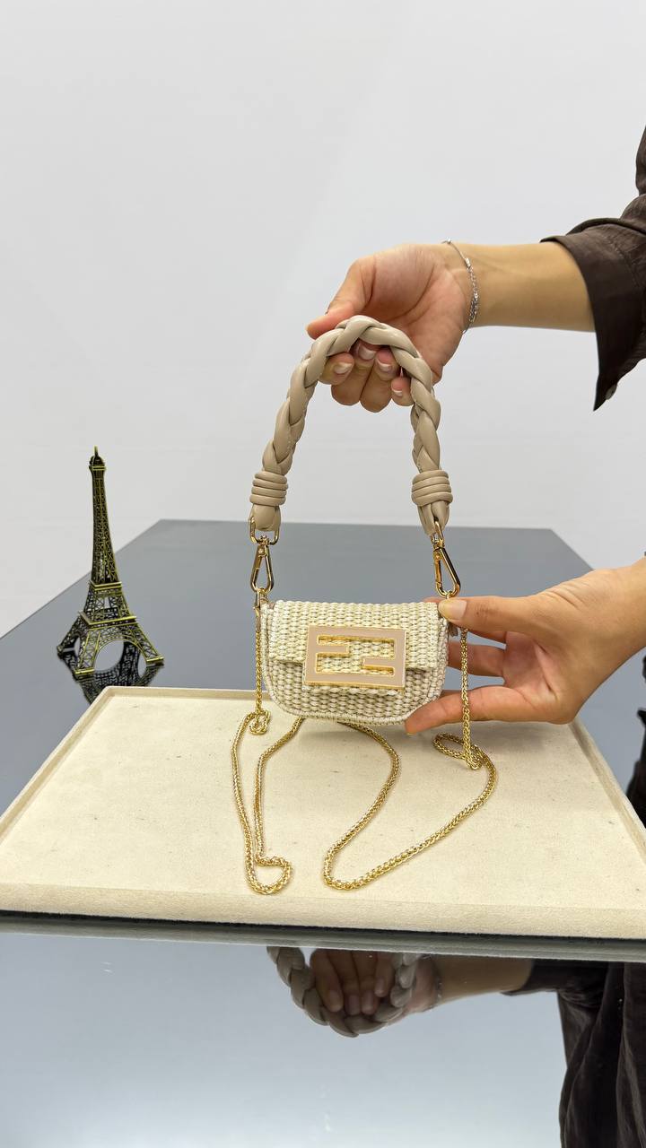 Fendi Nano Baguette Charm bag  – Image 14