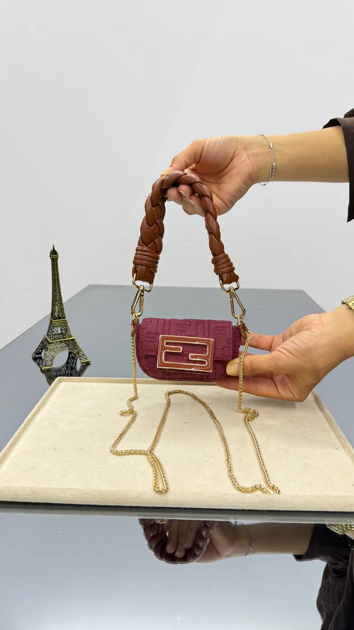 Fendi Nano Baguette Charm bag  – Image 15