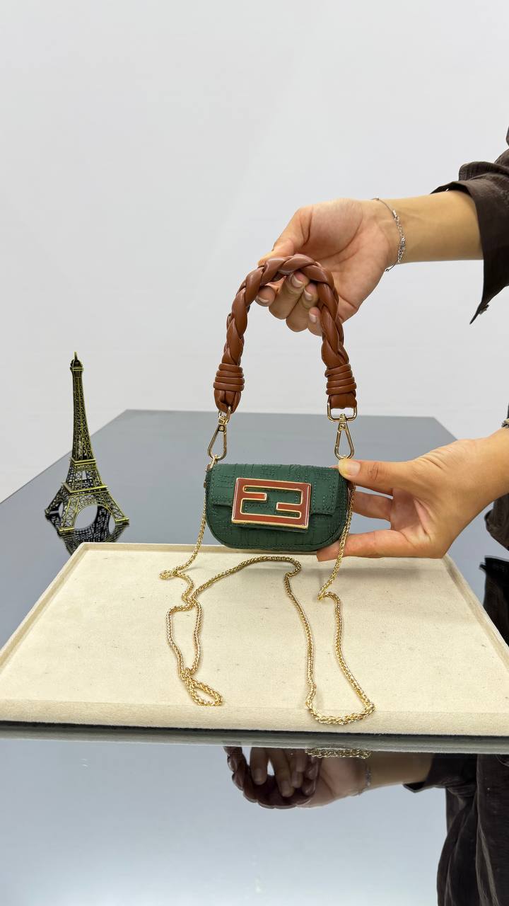 Fendi Nano Baguette Charm bag  – Image 9