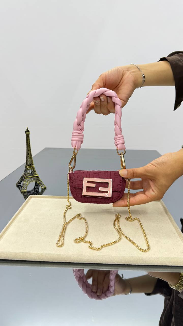 Fendi Nano Baguette Charm bag  – Image 7