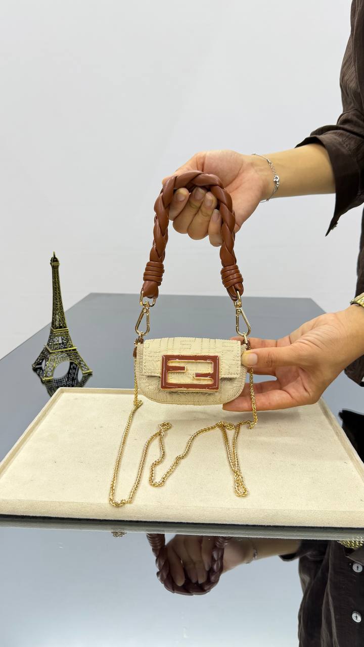 Fendi Nano Baguette Charm bag  – Image 5