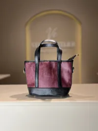 Miu Miu Leather Burgundy - Black Bag – Image 1