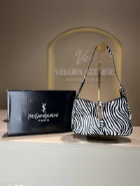 YSL LE5 - Zebra Print shoulder Bag – Image 1