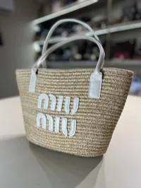 Miu Miu Raffia Bag  – Image 4