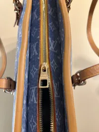 Louis Vuitton Denim Tote Bag – Image 7