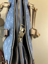 Louis Vuitton Carryall Denim Bag  – Image 8