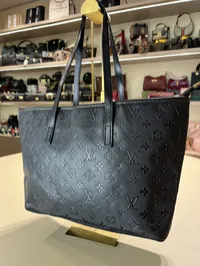 Louis Vuitton Full Black Tote Bag – Image 2