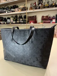 Louis Vuitton Full Black Tote Bag – Image 3
