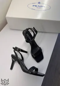 Prada Brushed Leather Sandals – Image 1