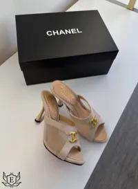 Chanel Mesh Toe Heels – Image 1
