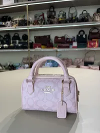 Coach Speedy Mini Baby Pink Bag – Image 2