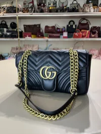 Gucci Marmont Large Black Shoulder Bag – Image 3