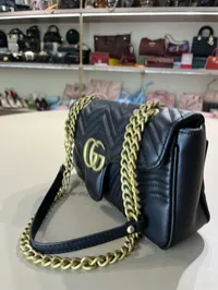 Gucci Marmont Large Black Shoulder Bag – Image 6